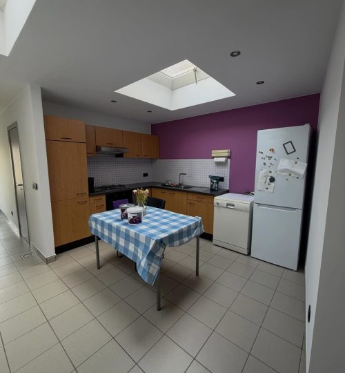 Frisse leefruimtes met stijlvolle accenten en een praktische magnetische keukenmuur 5
