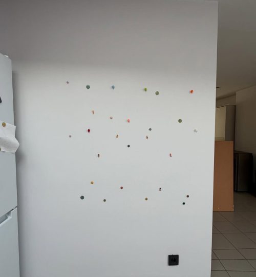 Frisse leefruimtes met stijlvolle accenten en een praktische magnetische keukenmuur 6